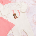 Baby Sleepsuit- initial bear design