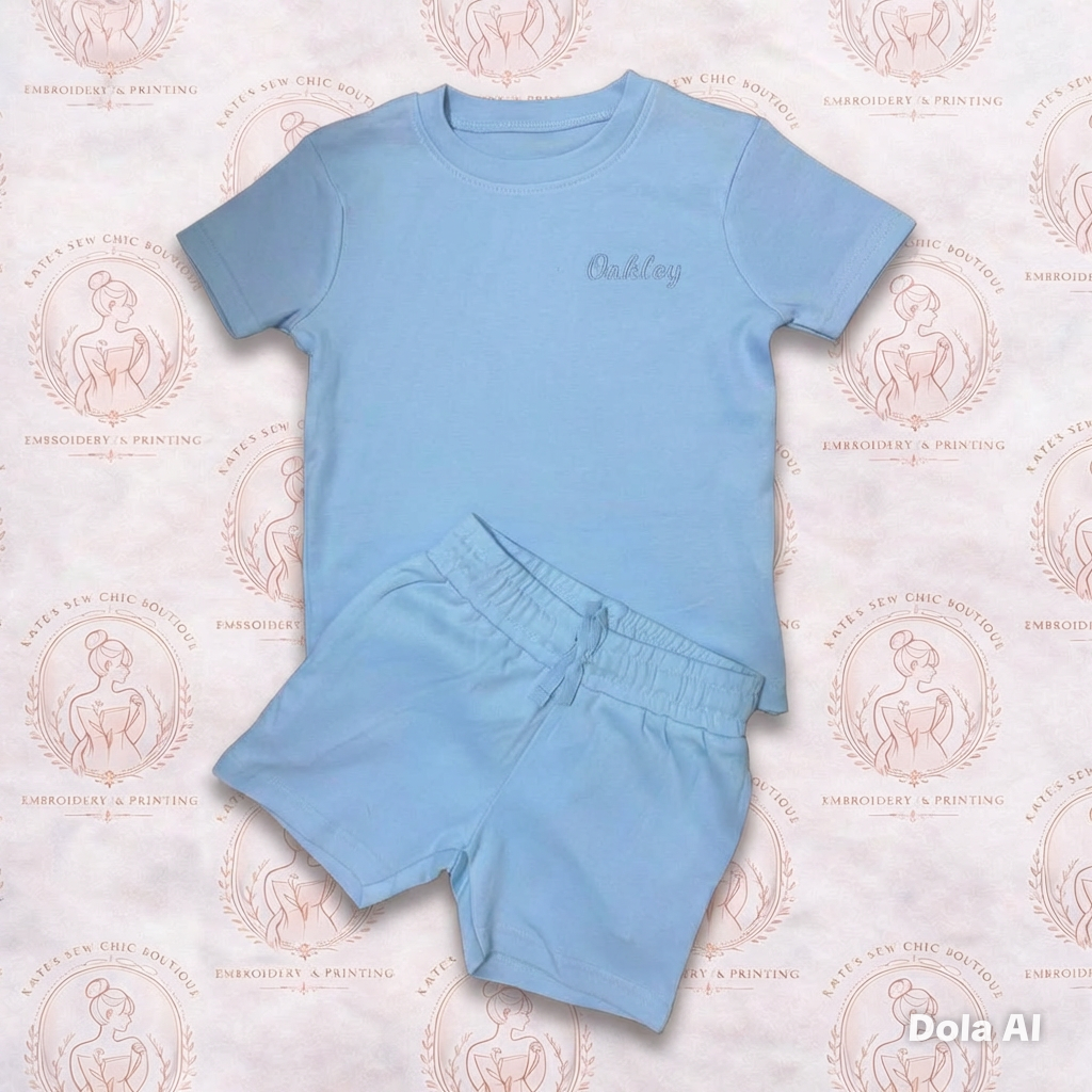Boys t-shirt and shorts set - with name
