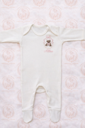 Baby Sleepsuit - framed bear design