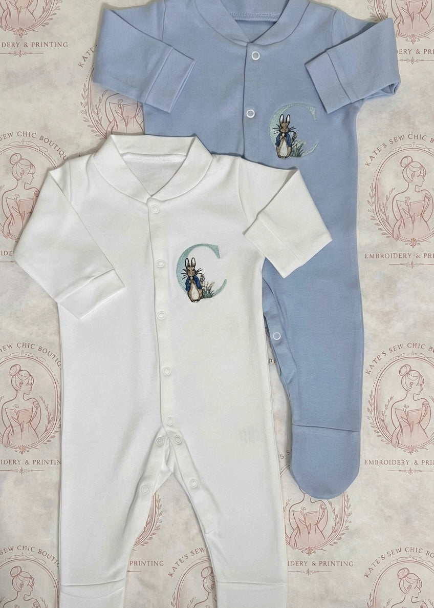 Baby Sleepsuit - Peter rabbit initial design