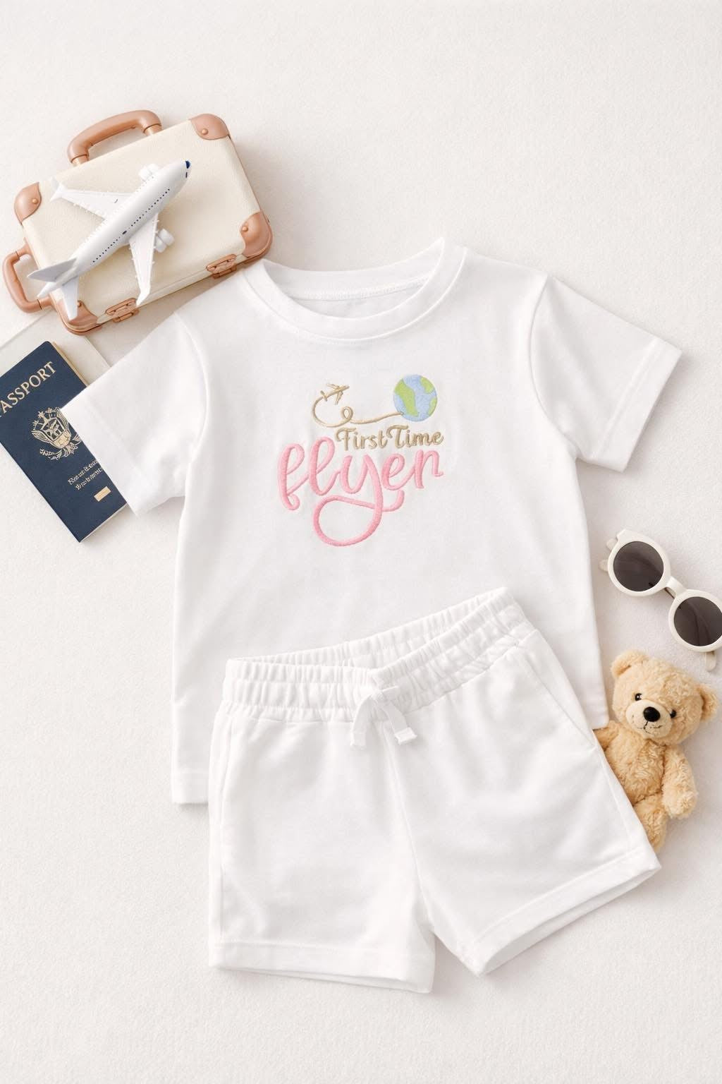 Kids -shorts and t-shirt set - First time flyer design