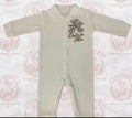 Baby Sleepsuit - vintage pram design
